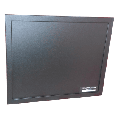 Puerta Ciega para Gabinete de Alarma / Acero Calibre 16 / Apertura 180° / Sin Ventana / Sin Compartimento de Baterías