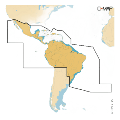 Cartografía Náutica Vectorial / Batimetría High-Res 1 Pie / Enrutamiento Automático Gratuito / Sincronización App Compañera / Modos Día y Noche / Map Inspector Táctil M-SA-T-101-D-MS C-MAP
