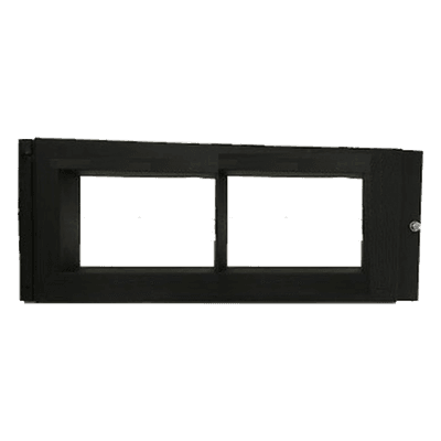 Placa de Revestimiento / Anunciador Gráfico 10 Pulgadas / Gabinete CAB-4 Fila Superior / Color Negro / UL 864 10ª Edición DP-GDIS1 NOTIFIER