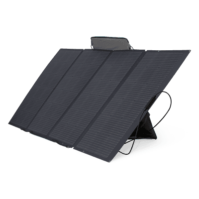 Módulo Solar Portátil y Flexible de 400W Recomendado para Estaciones Portátiles EFD330, EFD350 ó EFD500 / Ajuste de Ángulo / Carga Eficiente / Incluye Cable XT60 a MC4 EF-FLEX-M400 ECOFLOW