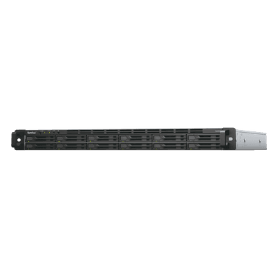 Servidor NAS Flash / 12 Bahías SSD SATA 2.5" / 1U Rack / 170,000 IOPS Lectura / 82,000 IOPS Escritura / 2x 10GbE / 2x 1GbE / CPU AMD Ryzen V1780B FS2500/S SYNOLOGY