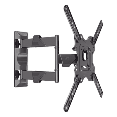 Soporte de Pared Articulado / Pantallas 32" a 55" / VESA 100x100 a 400x400 mm / Carga 27.2 kg (60 lbs) / Extensión 5 a 40 cm / Giro 180° / Inclinación +8° a -5° P4-NB NB-EPCOM