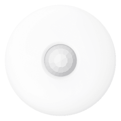 Sensor PIR Dual-Tech de Techo / Cobertura 360° / Rango 12 m (39.4 ft) / 172 Zonas / PIR + Microondas 24 GHz / Interior