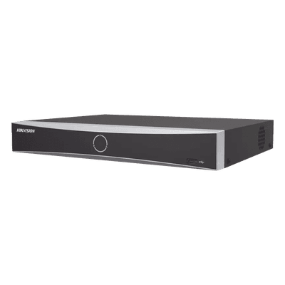 NVR 12 Megapixel (4K) / 16 canales IP / AcuSense (Evita Falsas Alarmas) / Reconocimiento Facial / 1 Bahía de Disco Duro / HDMI en 4K / Sin Puertos PoE+ DS-7616NXI-K1(B) HIKVISION