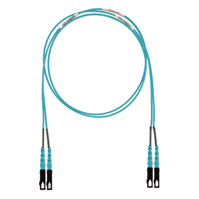 Jumper de Fibra Óptica / Multimodo OM3 50/125 / SC-SC Dúplex / LSZH / 2 m (6.56 pies) / Aqua FX23LSNSNSNM002 PANDUIT
