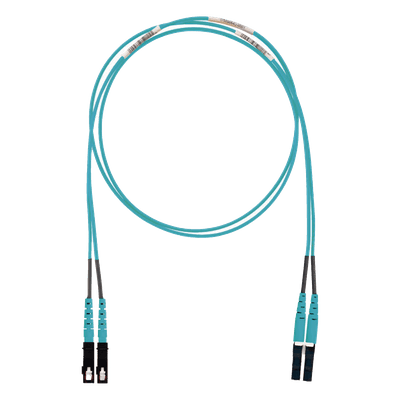 Jumper de Fibra Óptica / OM3 50/125 / LC-SC Dúplex / LSZH / 2 m (6.56 ft) / Aqua FX2ELLNSNSNM002 PANDUIT