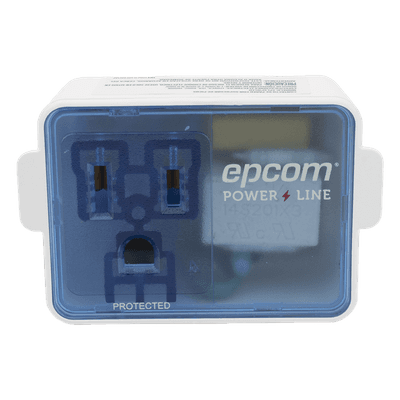 Supresor de Picos Portátil para Pared / 120 Vca / 15 A / 540 J / 1800 W / 1 Salida NEMA 5-15R EPLSPWLED EPCOM POWERLINE