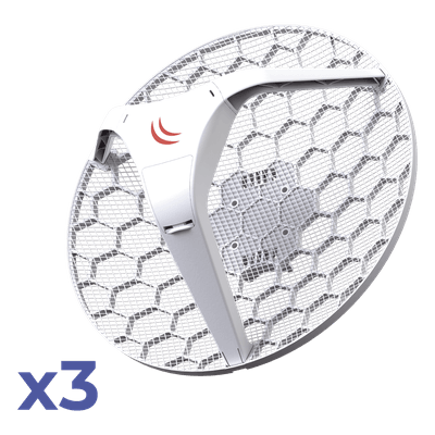 Kit CPE/PtP / 5 GHz / 802.11a/n / Antena 24.5 dBi / 600 MHz / 316 mW / 25 dBm