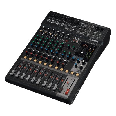 Mezcladora de Audio / 12 Canales / 6 Entradas Micrófono-Línea / 2 Entradas Estéreo / Efectos SPX / Preamplificadores D-PRE / Phantom +48V MG12XCV YAMAHA
