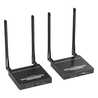 Extensor HDMI Inalámbrico / 4K@60Hz / Transmisión 50 m (164 ft) / Banda 5 GHz / Transferencia IR / Emparejamiento SSID TT699KVM EPCOM TITANIUM