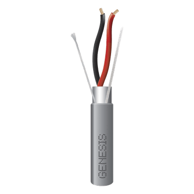 Cable para Alarma / 2 Conductores / 16 AWG / Blindado / Riser CMR-CL3R-FPLR-FT4 / 305 m (1000 ft) / Gris 2221-1009/1000 GENESIS