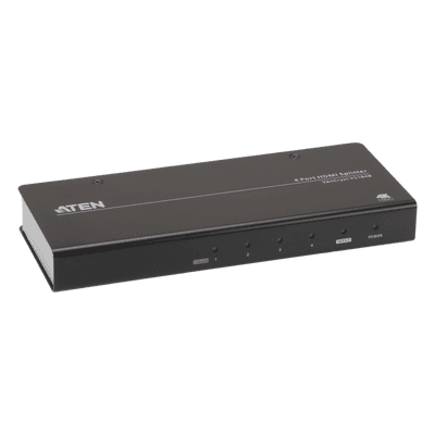 Splitter HDMI / 1 Entrada x 4 Salidas / True 4K @ 60 Hz / HDCP 2.2 / HDR 4:4:4 / 18 Gbps / EDID Expert™ VS184B ATEN