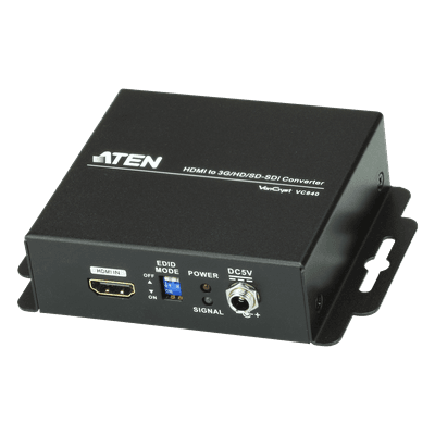 Conversor HDMI a SDI / 3G-SDI / HD-SDI / SD-SDI / 2 Salidas BNC / 1080p60 / Alcance 300 m (984.3 ft) VC840 ATEN