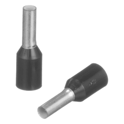 Ferrule Aislado / 16 AWG / Pin 6 mm (0.24 in) / Mango Negro / 500 Piezas FSD78-6-D PANDUIT