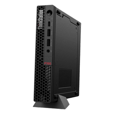 Estación de Trabajo (Workstation) / Core i7 (Generación 12 / 16 GB RAM / SSD 512 GB (Sistema Operativo) / Windows 10 Pro / 5 Salidas de Video / Bluetooth / WiFi 6 P360TINY LENOVO