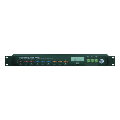 Panel de Energía IP Administrable / 12 Salidas Controlables / 180 A / 12-30 Vcc / Watchdog por Ping IP / Rack 1U 19" ICT180SE12IRC ICT
