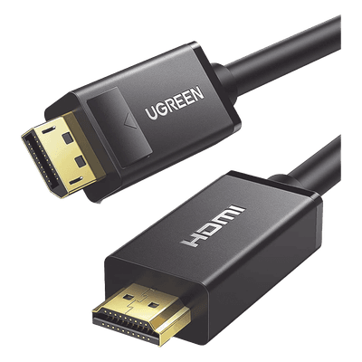Cable DisplayPort a HDMI / 3 m (9.84 ft) / 4K@30Hz / 3D / Cobre estañado 28AWG / Blindaje múltiple / Unidireccional / Botón liberación / Chip avanzado
