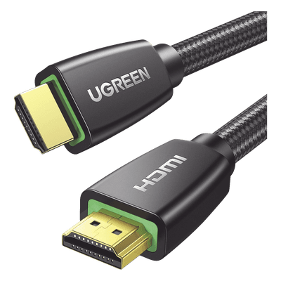 Cable HDMI 2.0 de Nylon Trenzado / 10 Metros (32.81 Pies) / 4K@60Hz / HDR / 3D / HEC (Canal Ethernet HDMI) / ARC (Canal de Retorno de Audio) / Color Profundo de 48 Bits / Audio de 32 Canales / HDCP 2.2 / Audio DTS: X / 18 Gbps / Blindaje de 4 Capas 40414 UGREEN