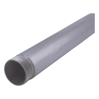 Tubo Conduit Cédula 40 / 1/2" (16 mm) / Sin Cople / 3.20 m (10.5 ft) / Acero Galvanizado JUC40-12-TUB JUPITER