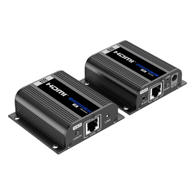 Kit Extensor HDMI / Transmisión 70 m (229.7 ft) a 1080p / 40 m (131.2 ft) a 4K@30Hz / PoC / Salida Loop / HDCP / Audio 7.1 TT372EDID4K EPCOM TITANIUM