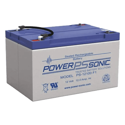 Batería de Respaldo AGM/VRLA / 12V / 12AH / Terminales F1 / 5 Años Vida Útil / Certificación UL
