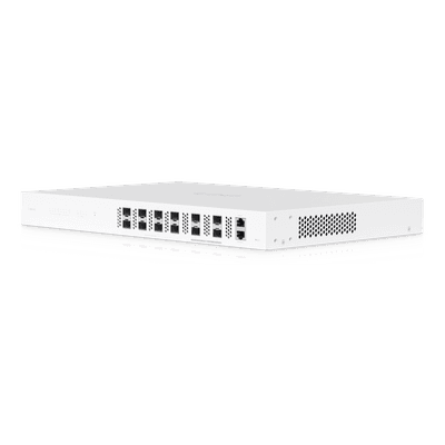 OLT de Fibra / 8 Puertos XGS/XG/GPON / 10 Gbps Full-Duplex / 4 Uplinks SFP28 25G / 2,048 Suscriptores / Rack 1U UISP-FIBER-OLT-XGS UBIQUITI