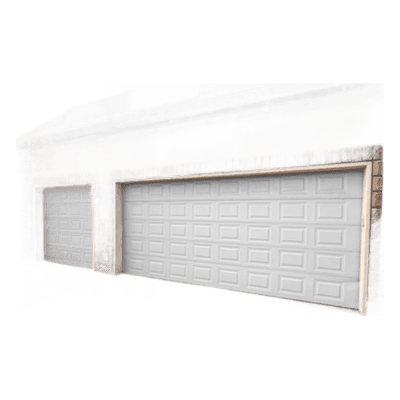 Sección de Puerta de Garage / Panel Calibre 26 / Poliuretano 43 mm / Densidad 45 kg/m³ / Diseño Americano / Compatible GARAGE168SC