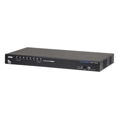 Switch KVM HDMI / 8 puertos / USB / Cascada 3 niveles / 512 PCs / Resolución 1920x1200 @ 60Hz CS1798 ATEN