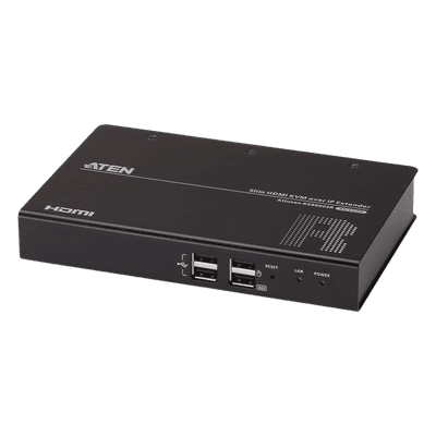 Receptor KVM sobre IP / HDMI 1920x1200@60Hz / Sin Pérdidas / 2 Puertos USB 2.0 / LAN 10/100/1000 Mbps