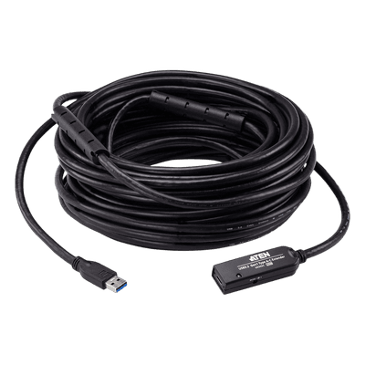 Cable extensor USB 3.2 Gen1 / 20 m (65.6 ft) / USB-A a USB-C / 5 Gbps / Plug-and-play UE332C ATEN