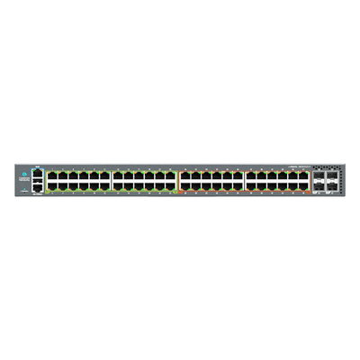 Switch Empresarial / Cloud-Managed / Layer 2-3 / 48 Puertos Gigabit / 6 Puertos SFP28 25G / PoE++ 90W / Dual Power CRPS / 420 Gbps Throughput MXEX3052GXPA10 CAMBIUM NETWORKS