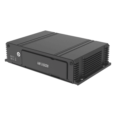 DVR Móvil / 4 Canales TURBOHD / 2 Megapixel (1080p) / IA Integrada ADAS+DSM+BSD / 4G + Wi-Fi Dual-Band + GPS / Dual SD 512 GB / Alimentación 9-32 VCC AE-MD5043-SD/I/GLF/WI58 HIKVISION