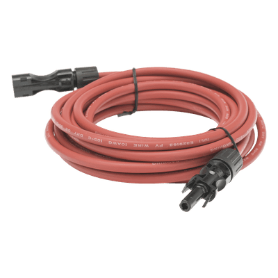 Cable Fotovoltaico / 2.5 m (8.2 ft) / 10 AWG / MC4-M Ambos Extremos / Rojo CBLMC42P5MREDV2 EPCOM POWERLINE
