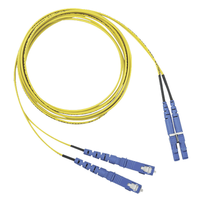 Jumper de Fibra Óptica Monomodo 9/125 OS2 / LC-SC Duplex / OFNR Riser / 2 m (6.56 ft) / Amarillo F92ERLNSNSNM002 PANDUIT