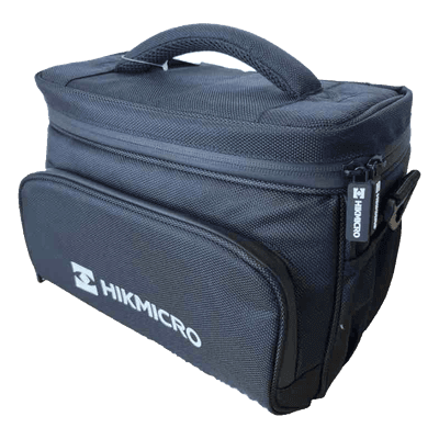 Funda Portátil / Correa de Hombro Ajustable / 27.5 x 13 x 21 cm (10.8 x 5.1 x 8.3 in) / Poliéster / Compatibilidad Series M, G y SP HM-SP01-POUCH HIKMICRO