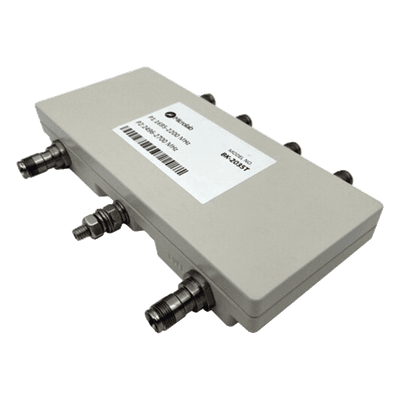 Diplexor / 1695-2200 MHz / 2496-2690 MHz / 50W / -155 dBc PIM / IP67 / NEX10 BK2035T MICROLAB