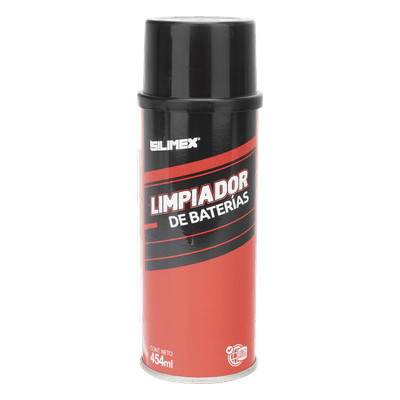 Limpiador para Baterías / Espuma Prolongada 7 min / Grado 1 Solvencia / 454 ml / Neutralizador de Corrosión EXI32 SILIMEX