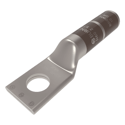 Zapata Terminal de Cañón Largo / 35 000 V / Calibre 2 AWG / Tornillo 5/16 in / Barril Largo / Cobre Estañado HUB-YA2-C HUBBELL BURNDY