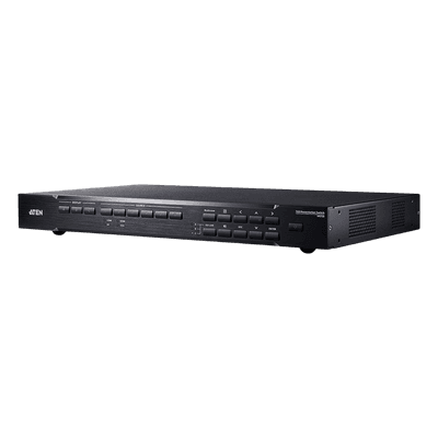 Switch Matricial / 7x3 / 4K@60Hz / HDBaseT 60m / 196.85 pies / Escalador de Video / Mezclador de Audio / Streaming VP2730 ATEN