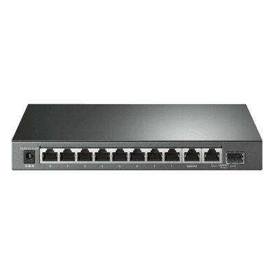 Switch PoE+ No Administrable de Escritorio / 10 Puertos / 8 Puertos PoE+ 802.3af/at / Presupuesto 123 W / Alcance Extendido 250 m (820 pies) / Rendimiento 20 Gbps TLSG1210MP TP-LINK