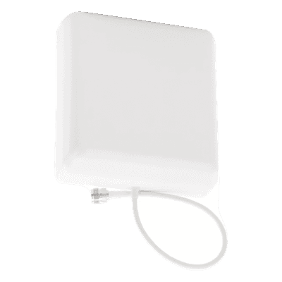 Antena direccional tipo Panel / 698-960 MHz, 1710-2700 MHz / Ganancia 4-8 dBi / Conector N-Hembra / Montaje pared interior / 0.59x0.69x0.16 pies