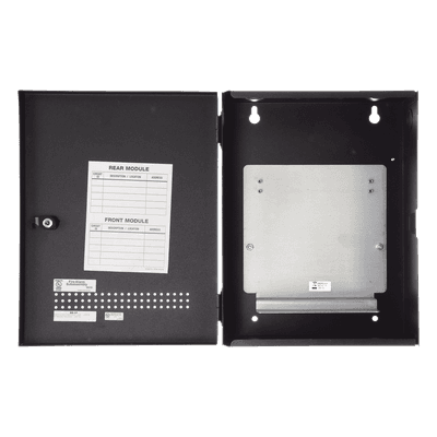 Gabinete Metálico para Módulos de Control / Hasta 2 Módulos / Bisagras Izquierdas / Montaje en Pared / Acero con Pintura en Polvo BB-XP NOTIFIER