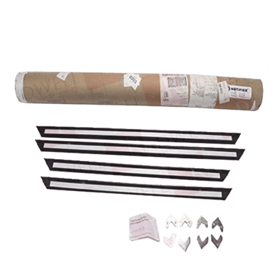 Anillo de Moldura Semi-Empotrado / Gabinete Tres Niveles / Acero Negro / 24.062 x 37.187 in (61.12 x 94.46 cm) TR-C4 NOTIFIER