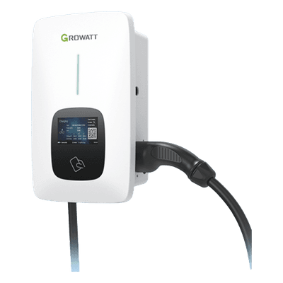 Estación de Carga EV / 240 VCA / 9.6 kW / 40 A / IP65 / Wi-Fi / Monitoreo en Tiempo Real THOR09ASPUS GROWATT