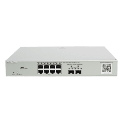 Switch Multi-Gigabit PoE++ / 8 Puertos 2.5G / 2 SFP+ / 370W / Capa 3 / 80 Gbps / Cloud Administrable