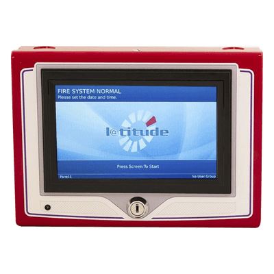 Repetidor de red / Pantalla táctil 7" (800x480 px) / Alimentación 24VCD / Ajuste automático de brillo / Gabinete acero superficie o semiempotrado LFC00NC-10 HOCHIKI