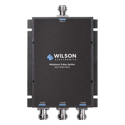 Divisor de 3 salidas / 50 Ohm / 600-4000 MHz / Conector N-Hembra / 4.8 dB pérdida inserción 859-112 WILSONPRO / WEBOOST