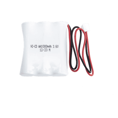 Batería de Emergencia / Ni-Cd / 3.6V DC / 1000 mAh / Compacta