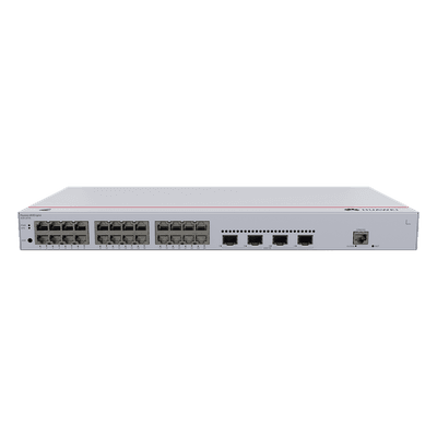 Switch Administrable Capa 2 / 24 Puertos Gigabit / 4 Uplink 10GE SFP+ / Capacidad 128 Gbps / Diseño 1U Rack