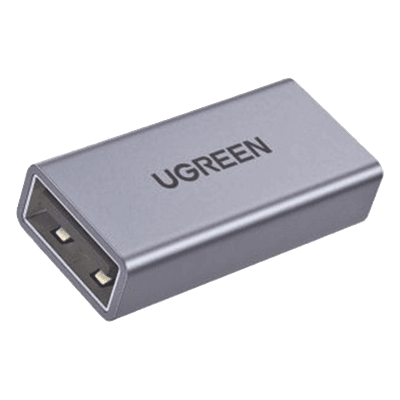 Adaptador USB-A Hembra a USB-A Hembra / USB 3.0 / Velocidades de Transferencia de Datos de Hasta 5 Gbps / Carcasa de Aluminio / Compacto y Portátil / Plug & Play / Compatible con Versiones Anteriores de USB 20119 UGREEN